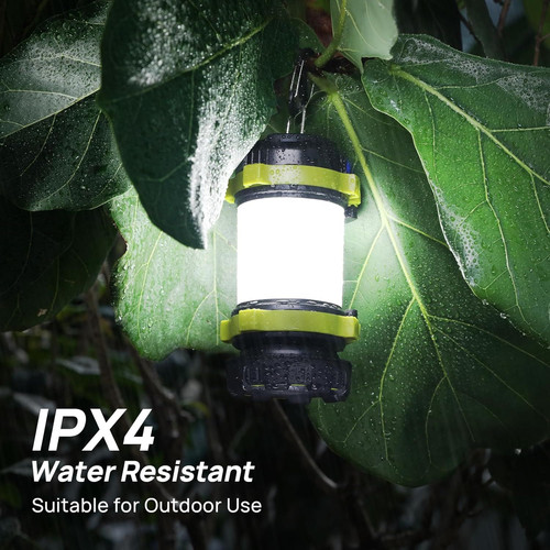 2 Pack LED Camping Lantern Flashlight Rechargeable, 2 2 Pack, Light Green