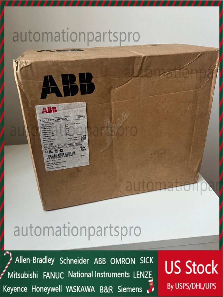 ABB PSE25-600-70 Solid State Soft Starter 208-600 VAC 3-Phase 50/60 25 Amp