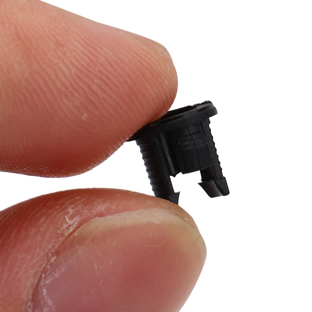 200PCs LED Holder Black Plastic Diode Bracket Mount For Professional Work New