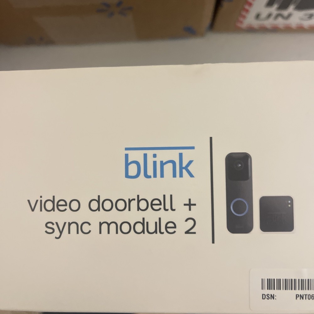 Blink Video Doorbell - Black (System)