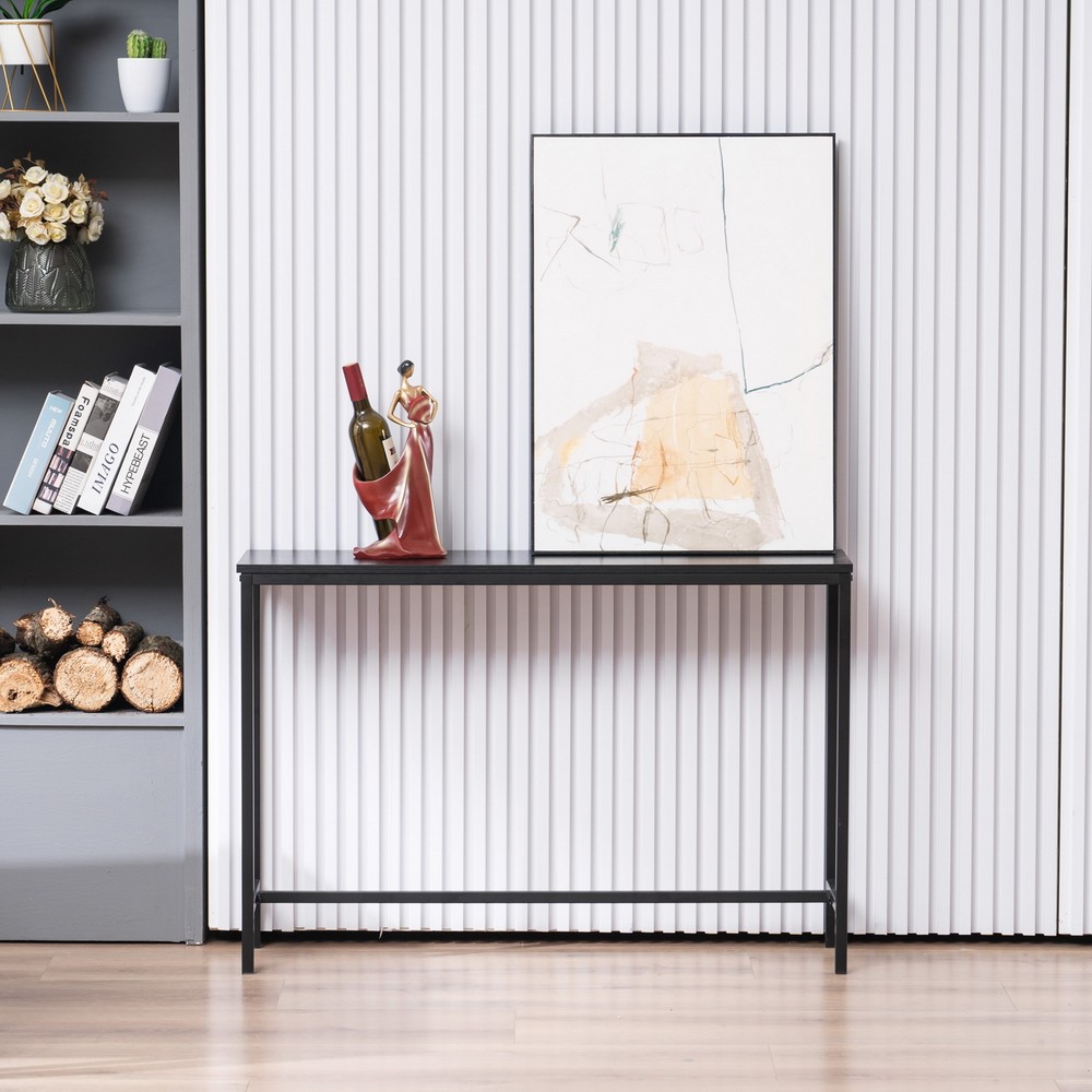41” Console Table Hallway Entrance Table Sofa Table Behind Couch for Home