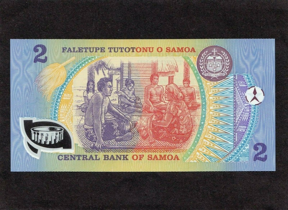 Samoa 2 Tala P-31e 1990 Polymer UNC