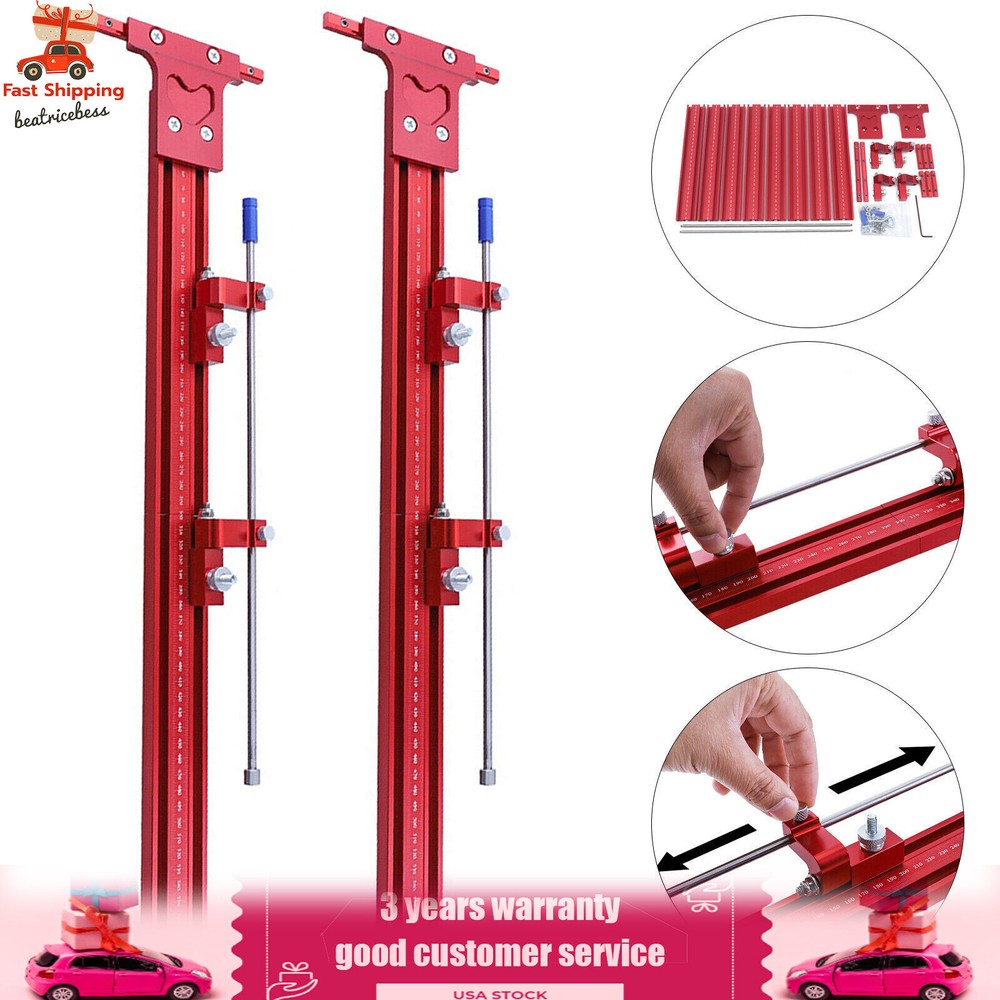 Parallel Rail Guide System Track Saw Woodworking Guide Carpentry Tool Set 120cm