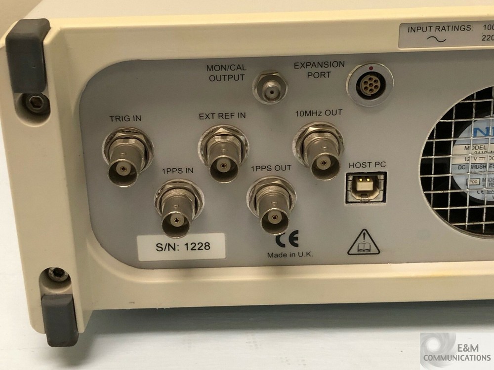 GSS5060 SPIRENT GLOBAL POSITIONING SYSTEM LOCATION SIMULATOR