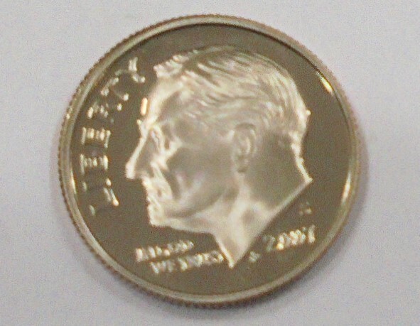 Nice 2007 s Proof Roosevelt Dime FROM A 2007 PROOF SET# 185