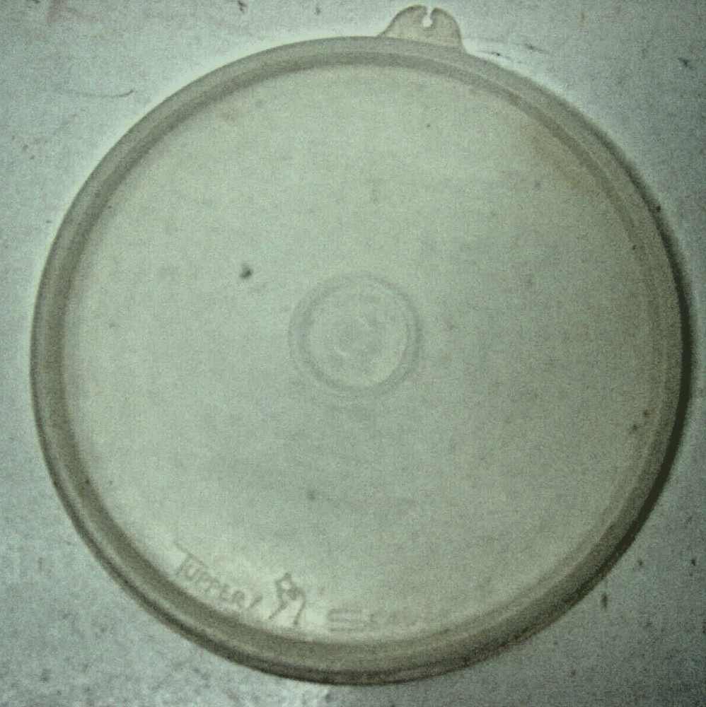 Tupperware Round Lid Seal #227-6 Clear with Tab C Replacement Lid Only