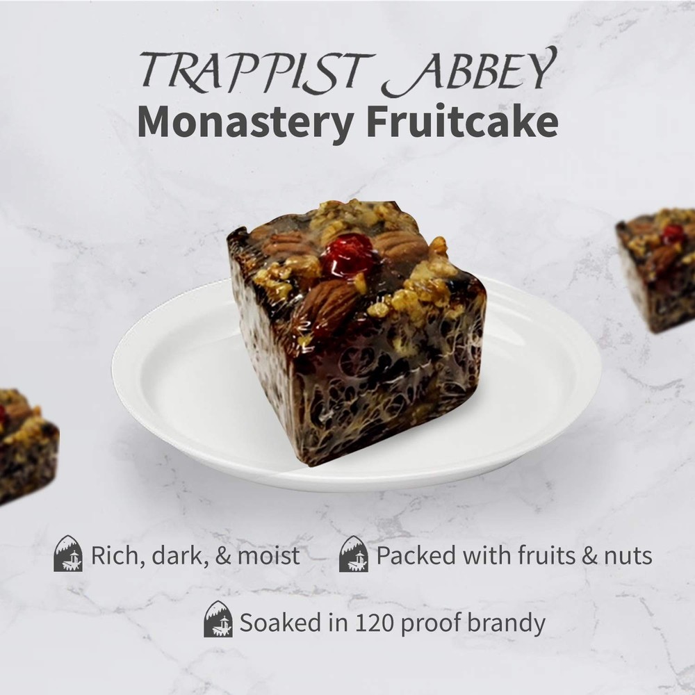 Trappist Abbey Monastery Fruitcake 1 lb