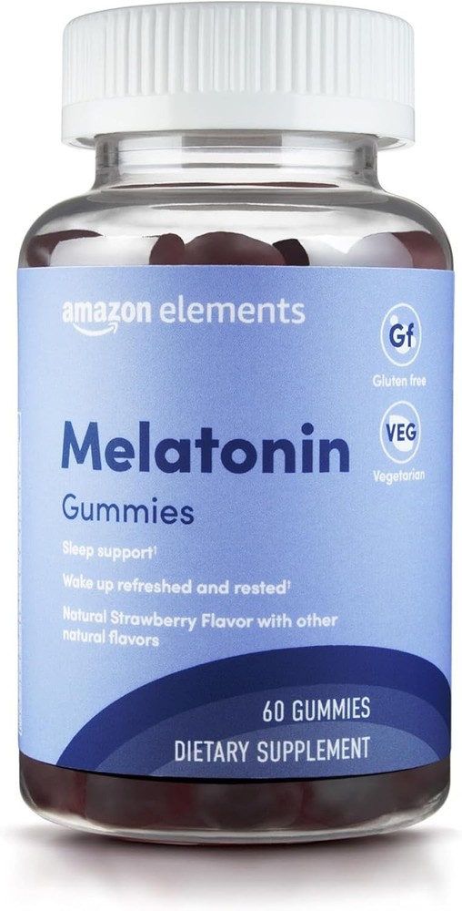 n Elements Melatonin Gummies, Stberry, Sleep Support, 10mg