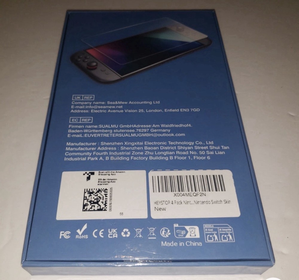 Heystop HD Screen Protector for Nintendo Switch 4 Pack BRAND NEW Sealed