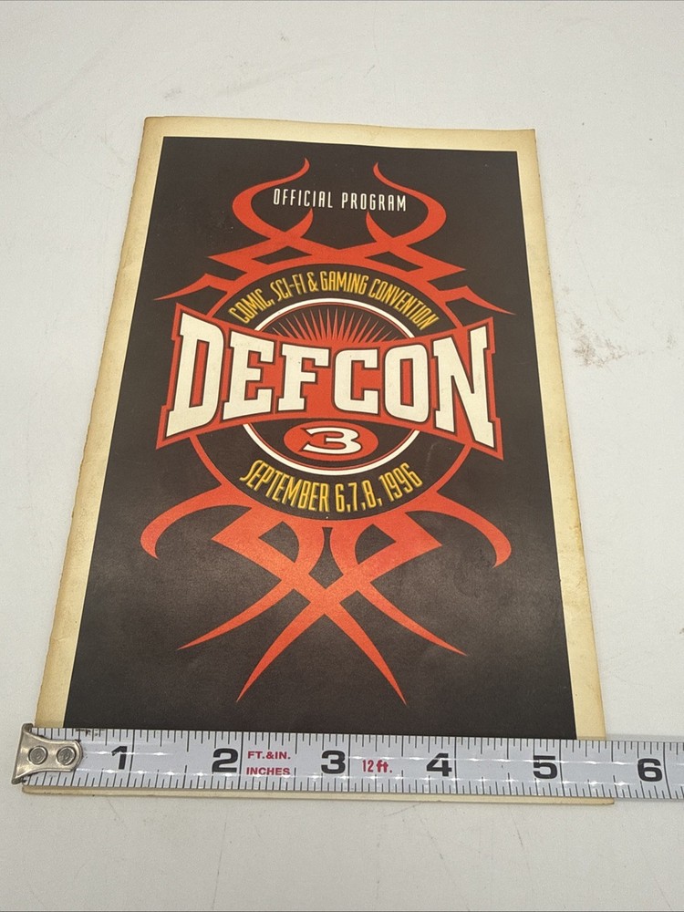 Defcon 3 Official Program 1996 Defcon 3 Program