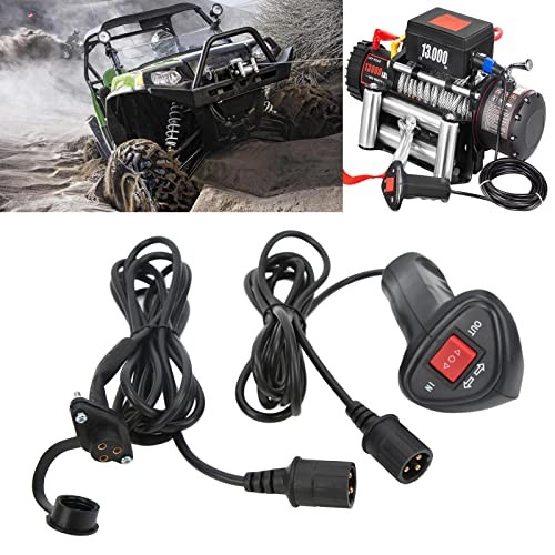 Winch Remote Controller, with 3 Meter Extension Cable Plug and Play Handheld
