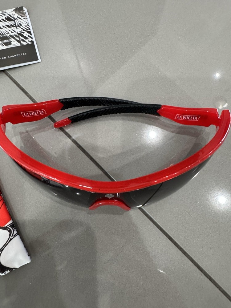 Siroko Cycling Glasses - Black With Red