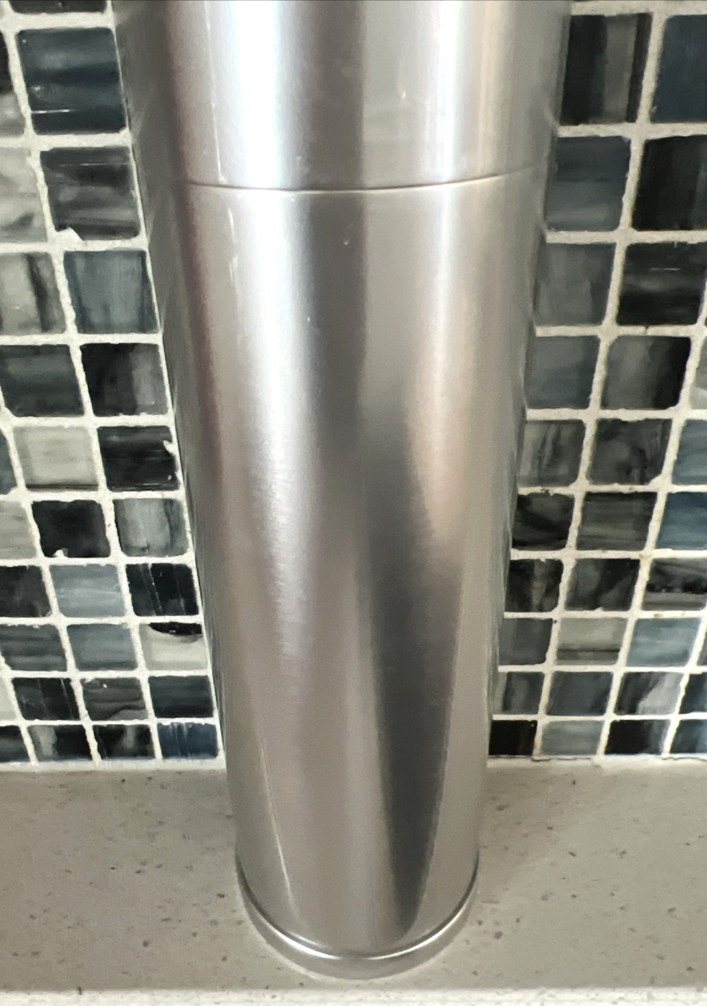 VTG. 1930's ART DECO KENSINGTON ALUMINUM BRASS COCKTAIL SHAKER by LURELL GUILD