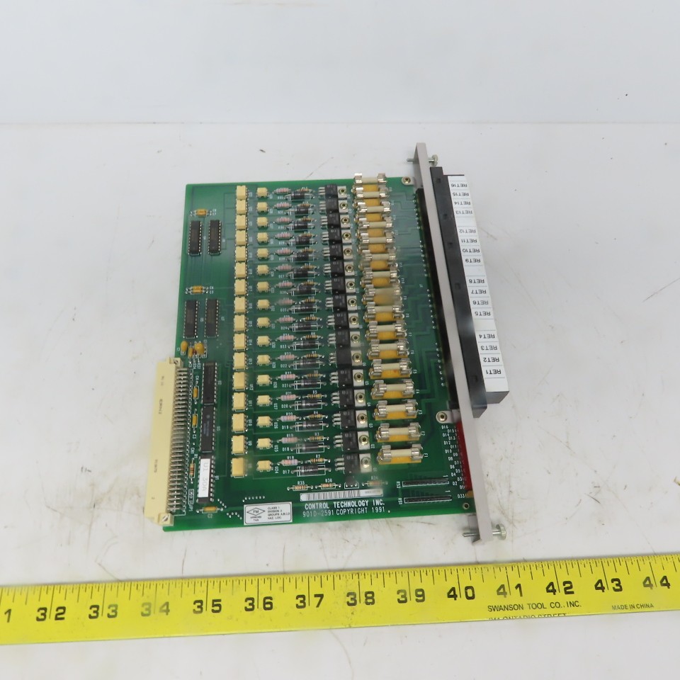 Control Technology 901C-2591 16 Pin Isolated Output Module Card