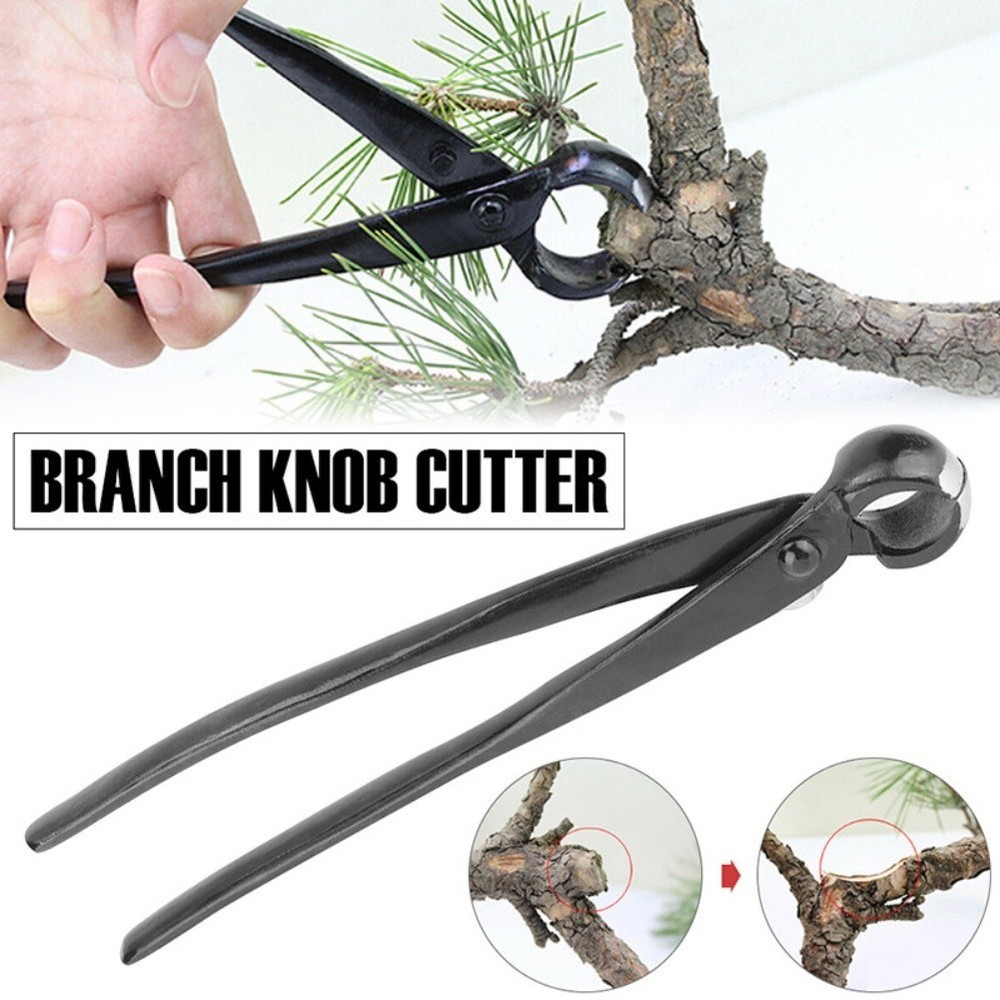 Ergonomic Bonsai Pruning Shears with Round Concave Blade for Precision