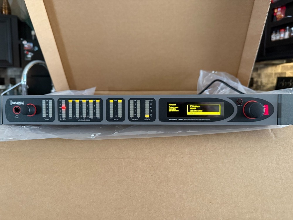 Inovonics 719 DAVID IV FM/HD boadcast Processor - New