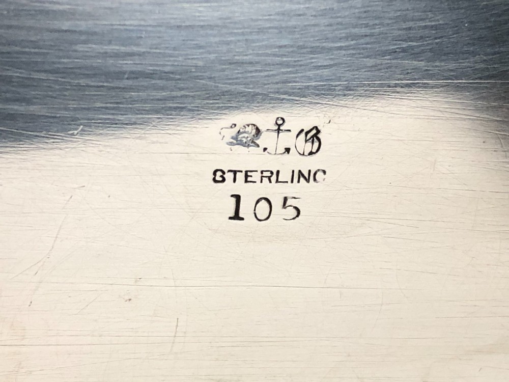 Antique Gorham Cluny Pattern Sterling Silver Rectangular Hinged Box, 177 Grams.