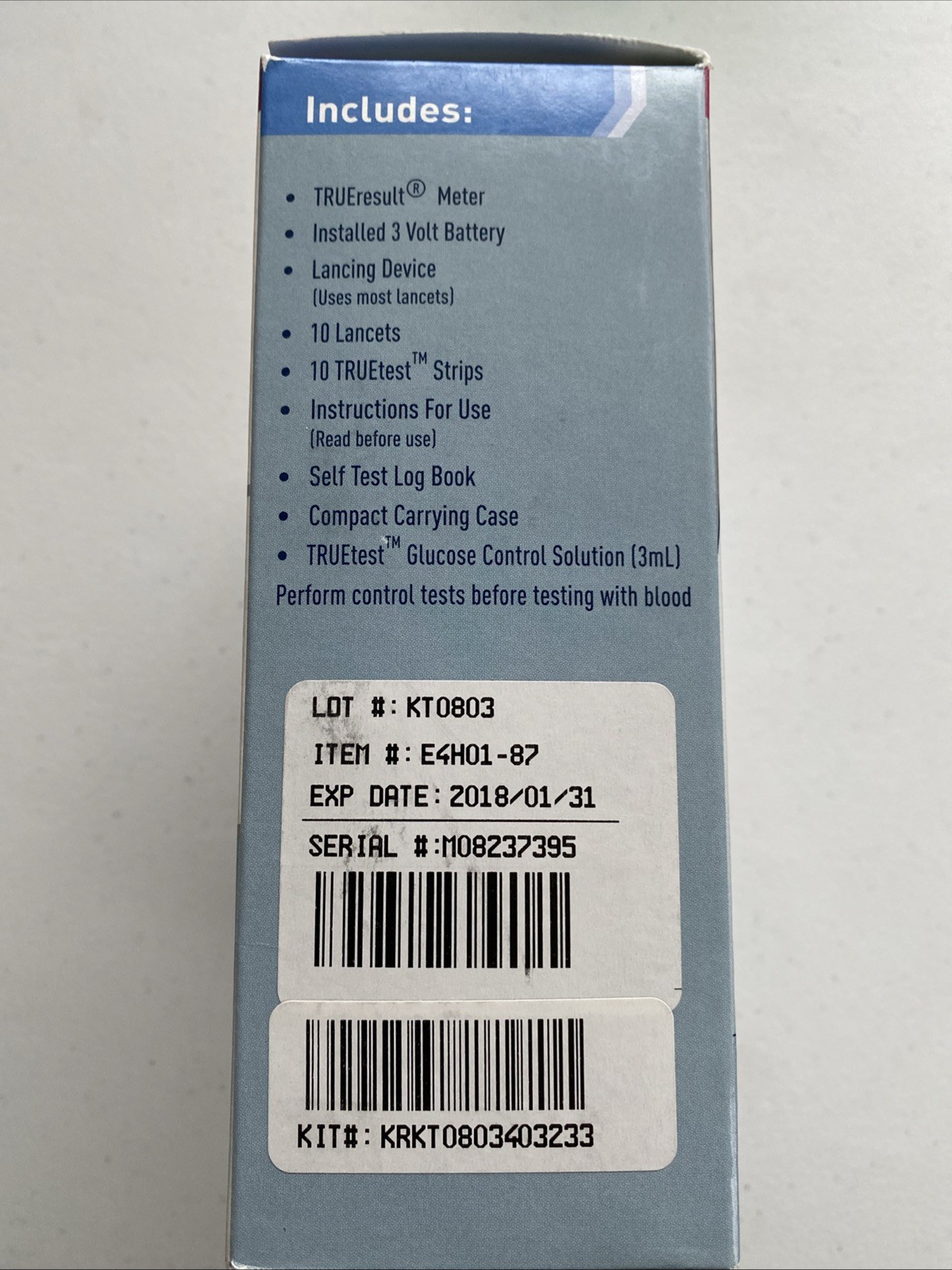 Blood Glucose Monitor System "True Result" Unopened Box READ DESCRIPTION