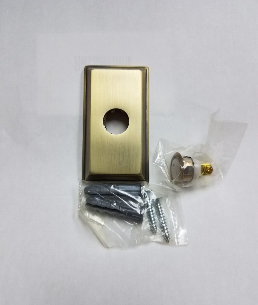Baldwin 9BR7015 Rectangular Bell Buttons Solid Brass Price is for 1 Each