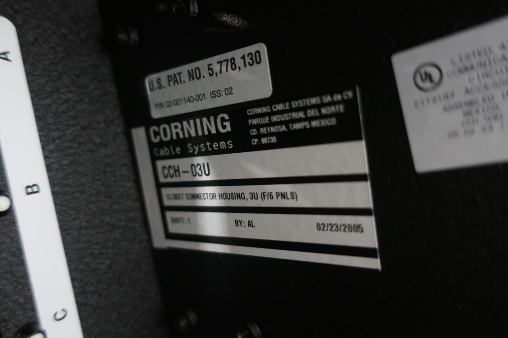Corning Cable Systems CCH-03U Closet Connector Housing