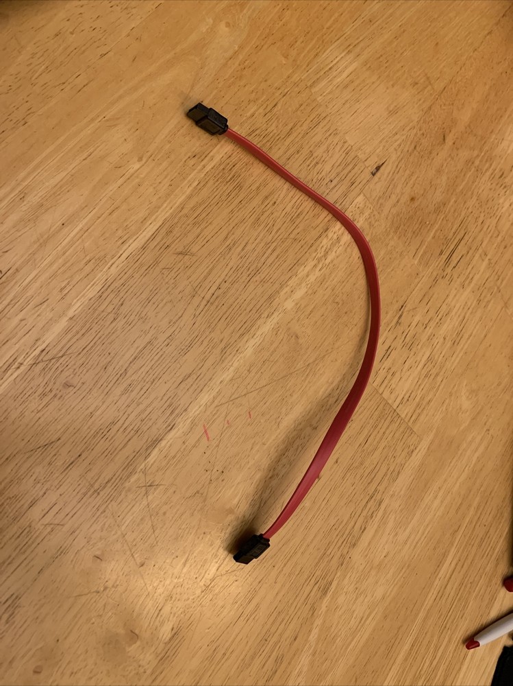 13” Serial ATA Connector Cable New Red