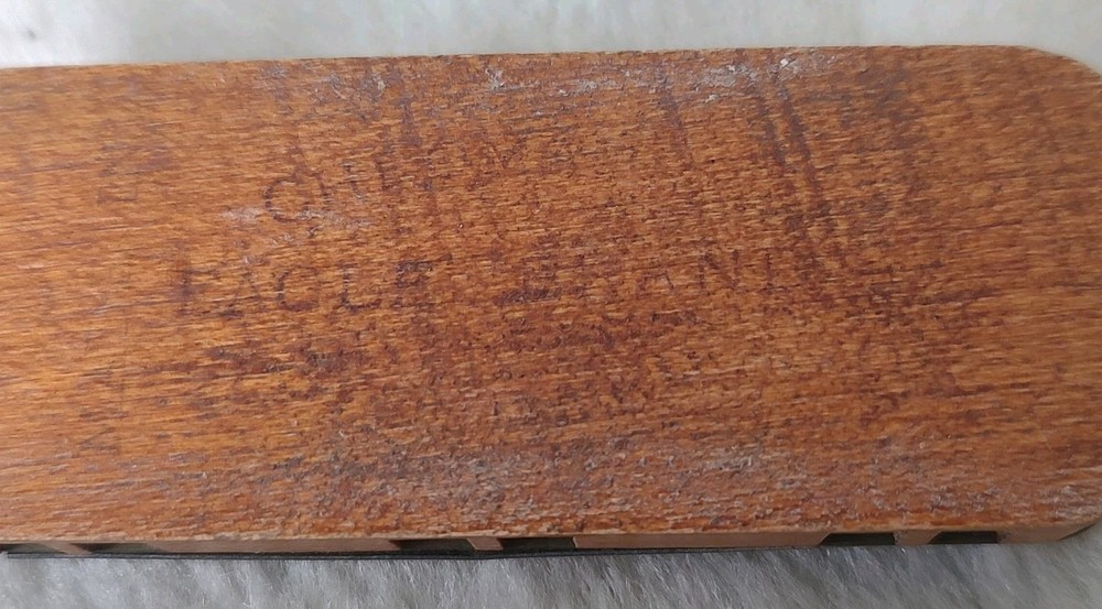 Vintage Eagle Chromatic Harmonica Standard 1930's Made in America Untested