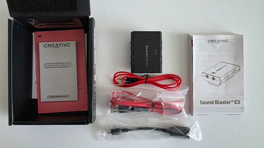 Creative Sound Blaster E3 USB DAC & Headphone Amplifier With Bluetooth SB1610
