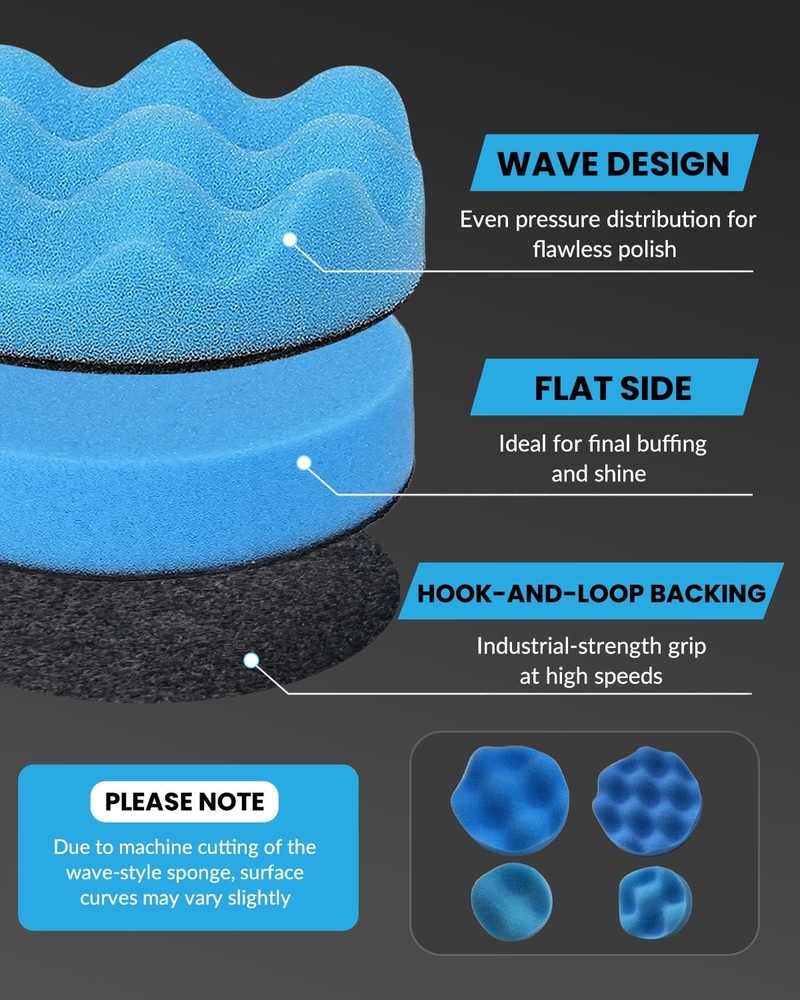 78PCS Drill Polishing Buffing Pads Kit with Buffer Polisher Attachment,...