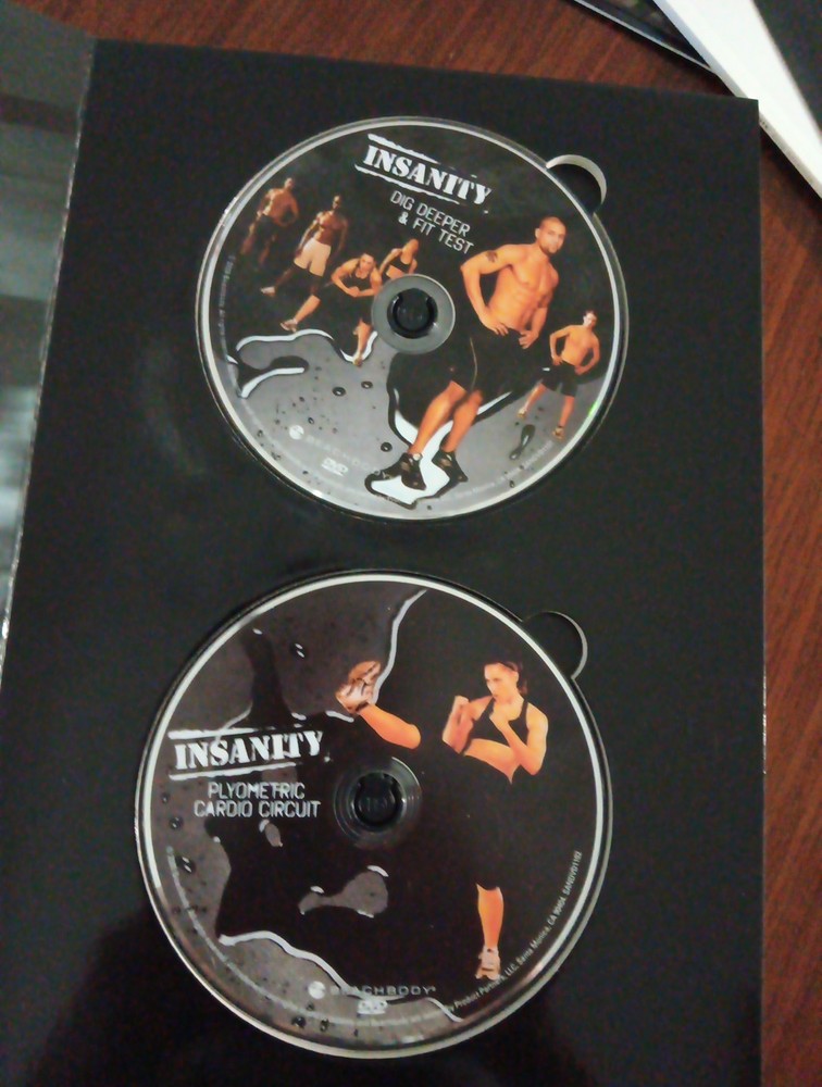 Insanity CD Workout Set Everything You Need To Get In Shape