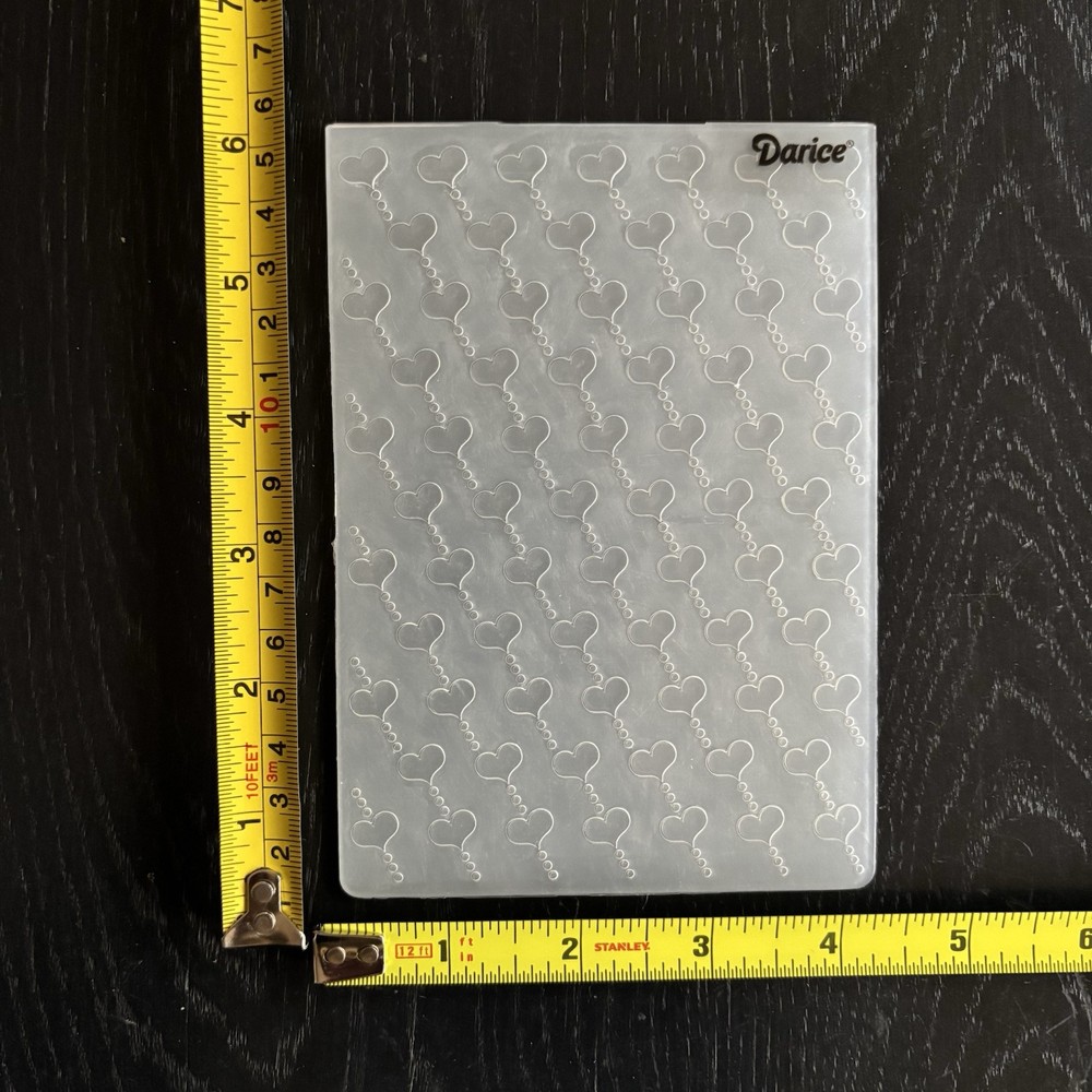 Darice Hearts Embossing Folder