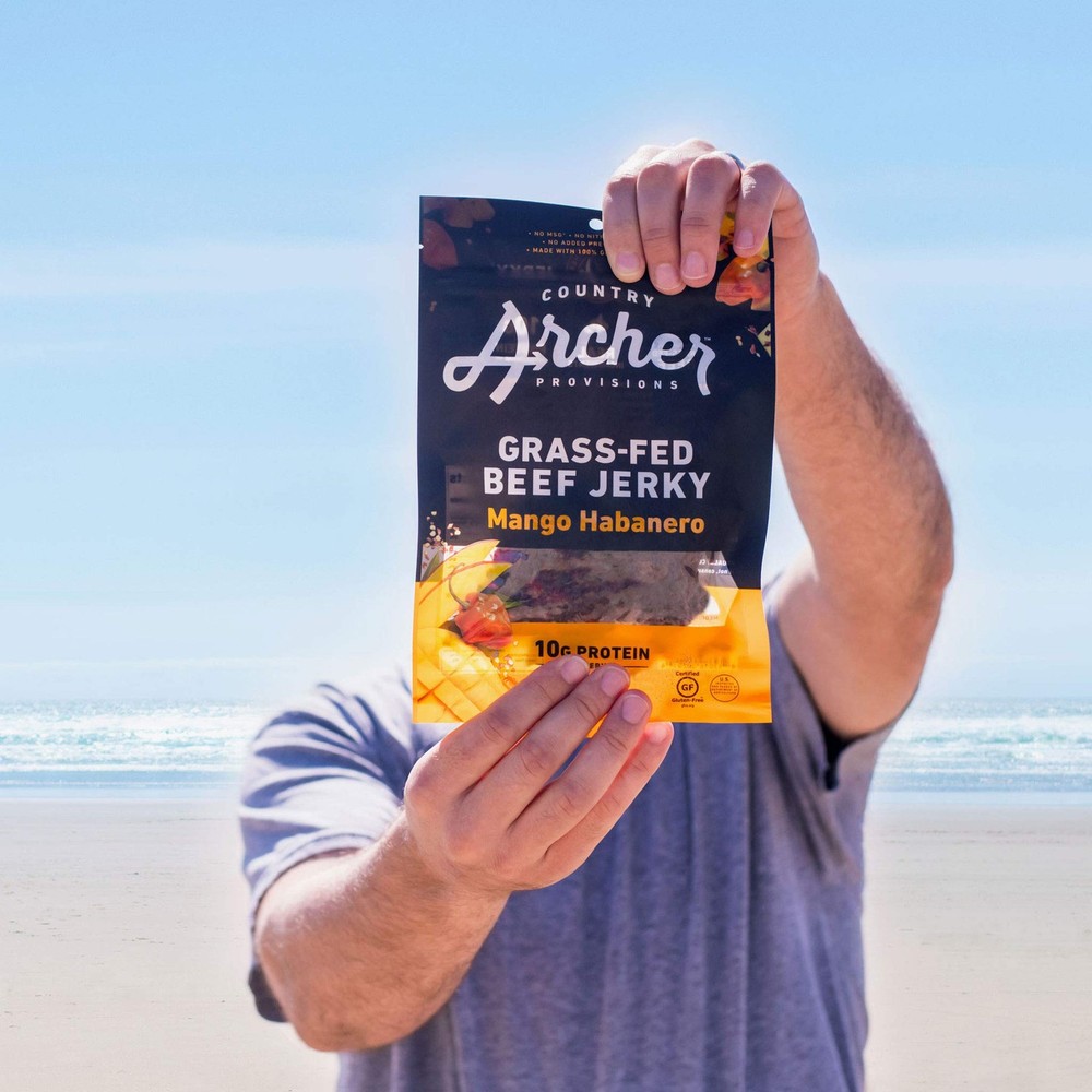 Grass-Fed Beef Jerky - Beef Jerky Snack Pack, Beef Jerky Bulk, Individual Bee...