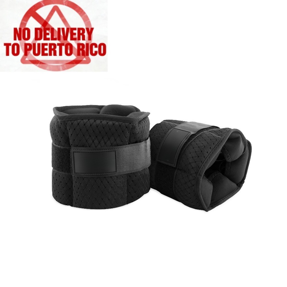 Unisex Adjustable Wrist/Ankle Weights, 5-Pound Pair