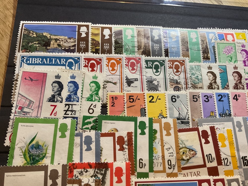 Gibraltar mounted mint or used stamps B1992