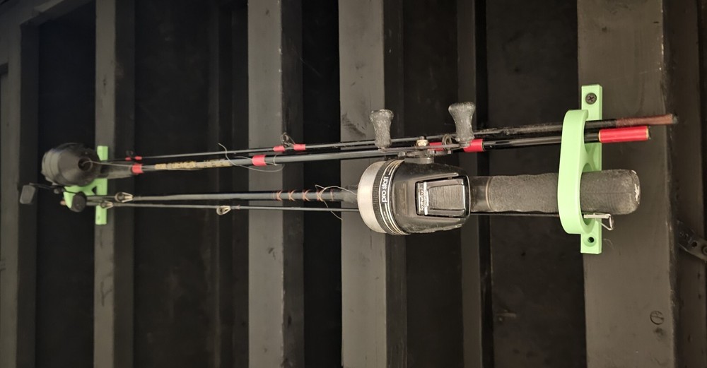 Fishing Rod Pole Holder Ceiling Storage Mounting 2 PACK