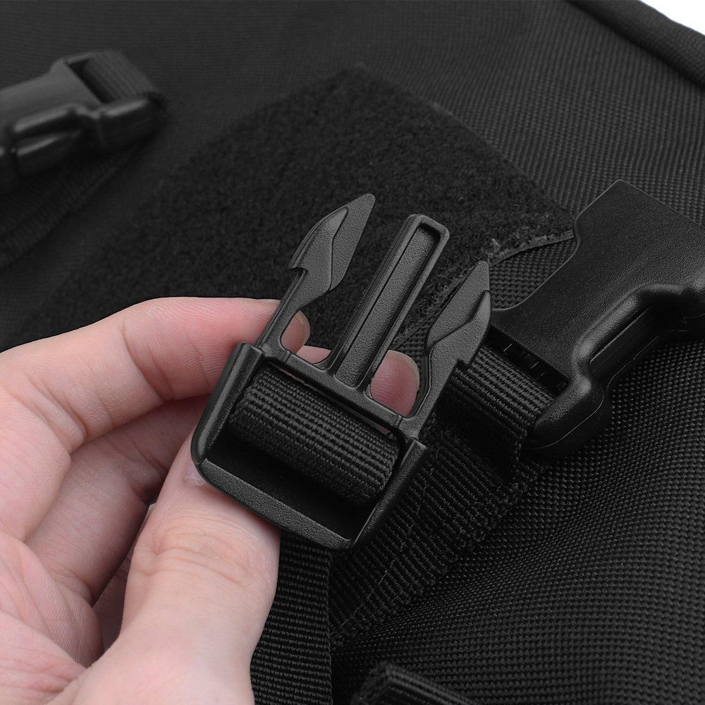 AMYIPO Tactical Pouch Multi-Purpose Large Capacity Increment Black (2 PCS)