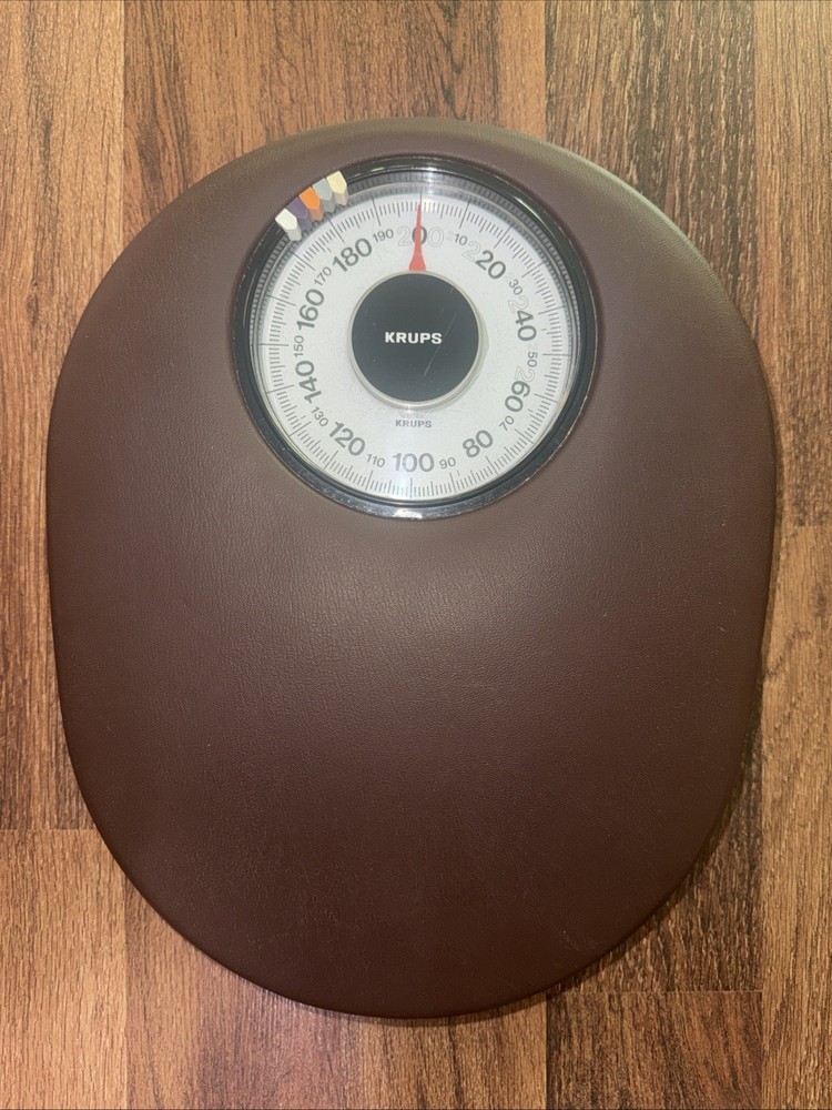 antique 1970s Krups "Cyclops" bathroom scale