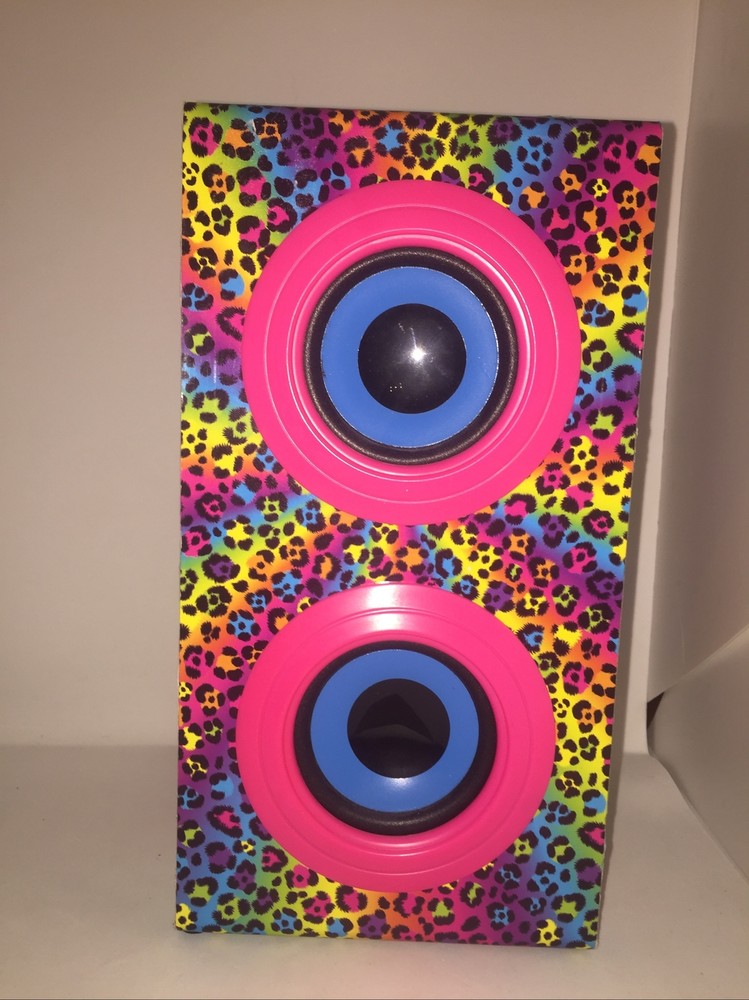 Lisa Frank Hunter The Leopard Wireless Bluetooth Portable Stereo Speaker 1994