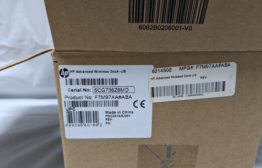 HP Advanced Wireless Docking Station - F7M97AA#ABA Universal Compatibility