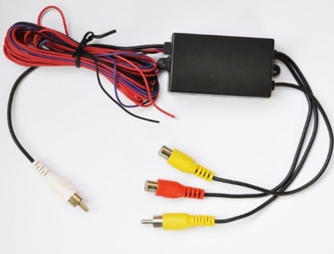 Black 3-Way Video Switcher with Automatic Return for Safety & Convenience