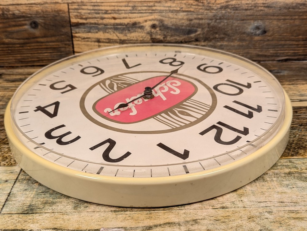Vintage 13" Schaefer Beer Wall Clock