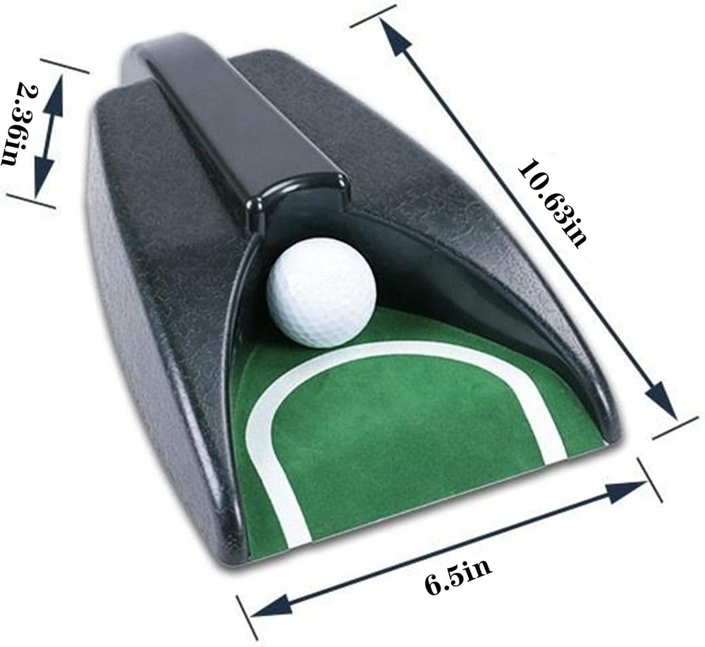 Automatic Golf Putting Cup with Ball Return – Portable Indoor/Outdoor Trainin...