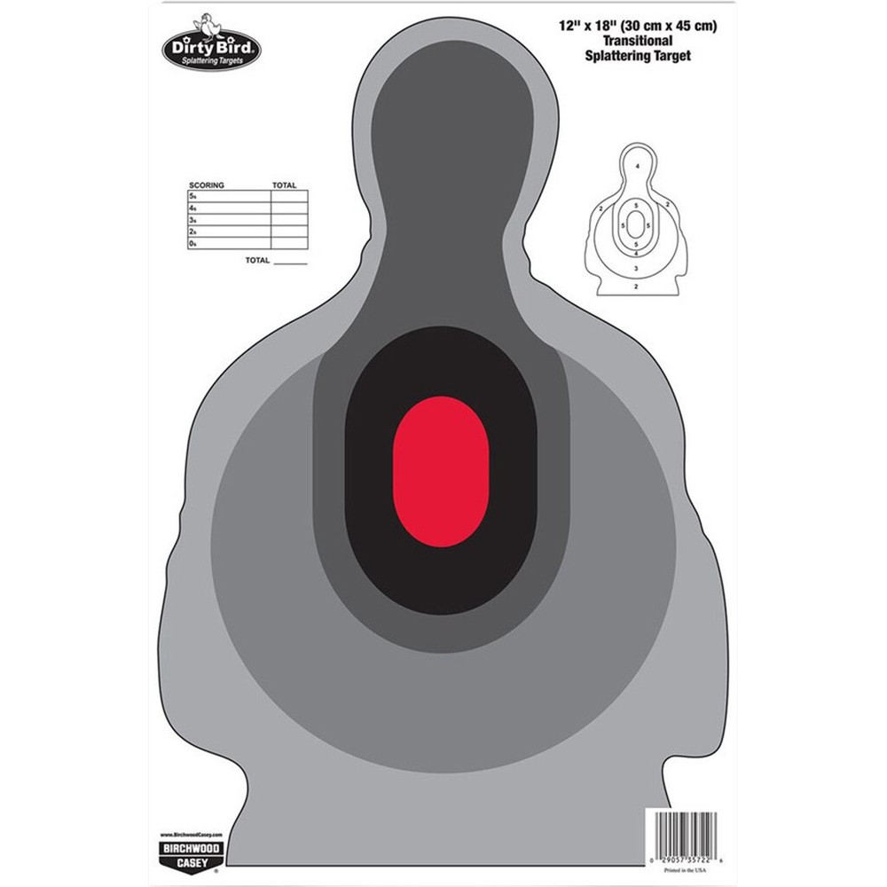 Birchwood Casey Dirty Bird 12€ X 18€ Transitional Target 100 Sheets