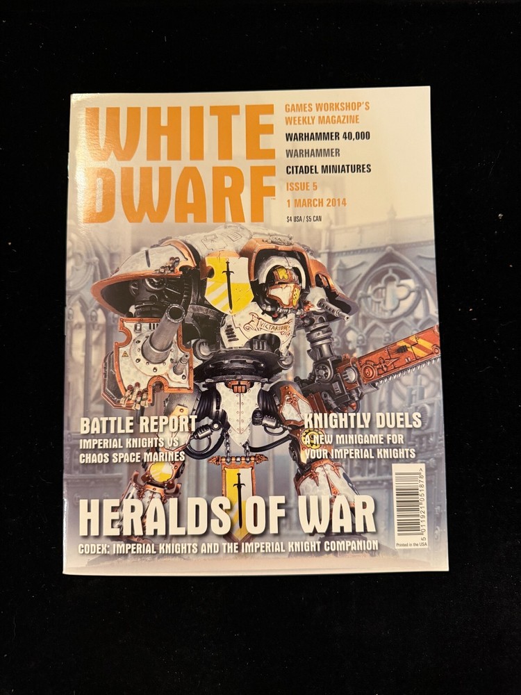 Games Workshop Warhammer 40K White Dwarf Weekly Magazine Issue 5