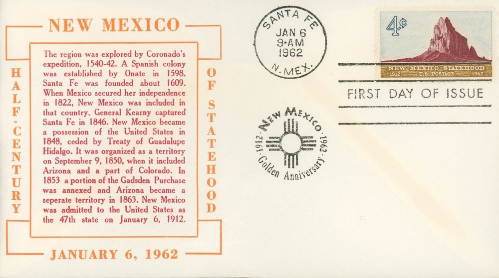 US 1191 FDC New Mexico Von Ohlen
