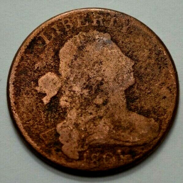 1801 Draped Bust Large Cent Rare Coin 1c Key Date