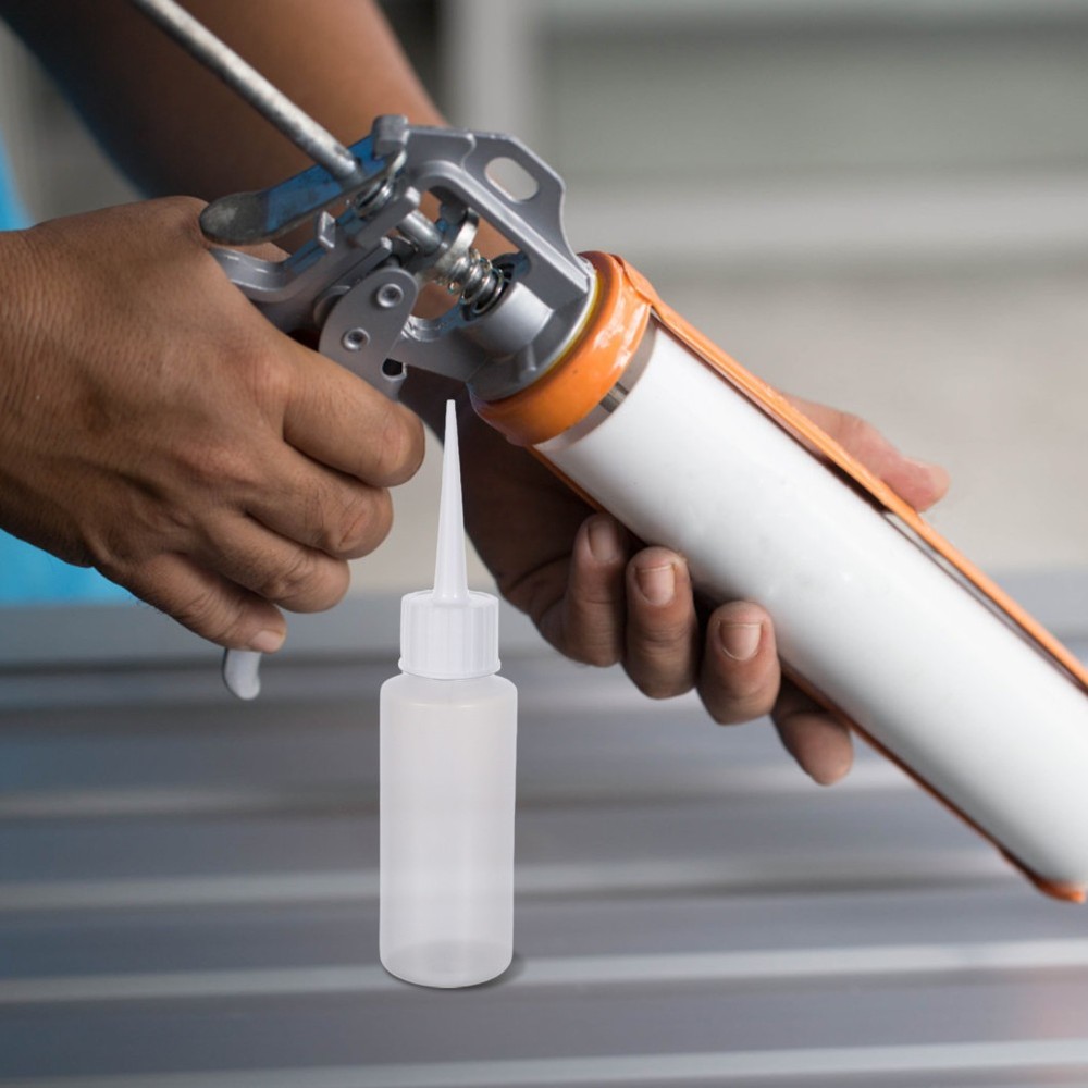 100 Pcs Sewing Agent Bottle Squeeze with Needle Tip Empty Glue Bottles