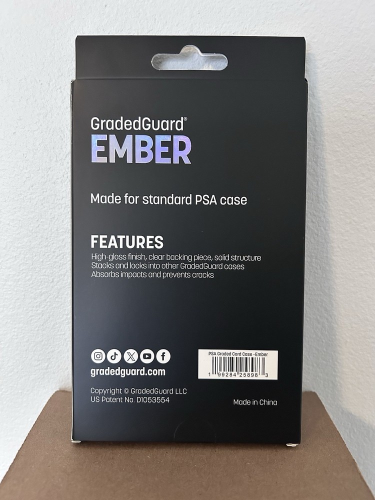 GradedGuard PSA Graded Card Case Guard Protector EMBER Limited Edition
