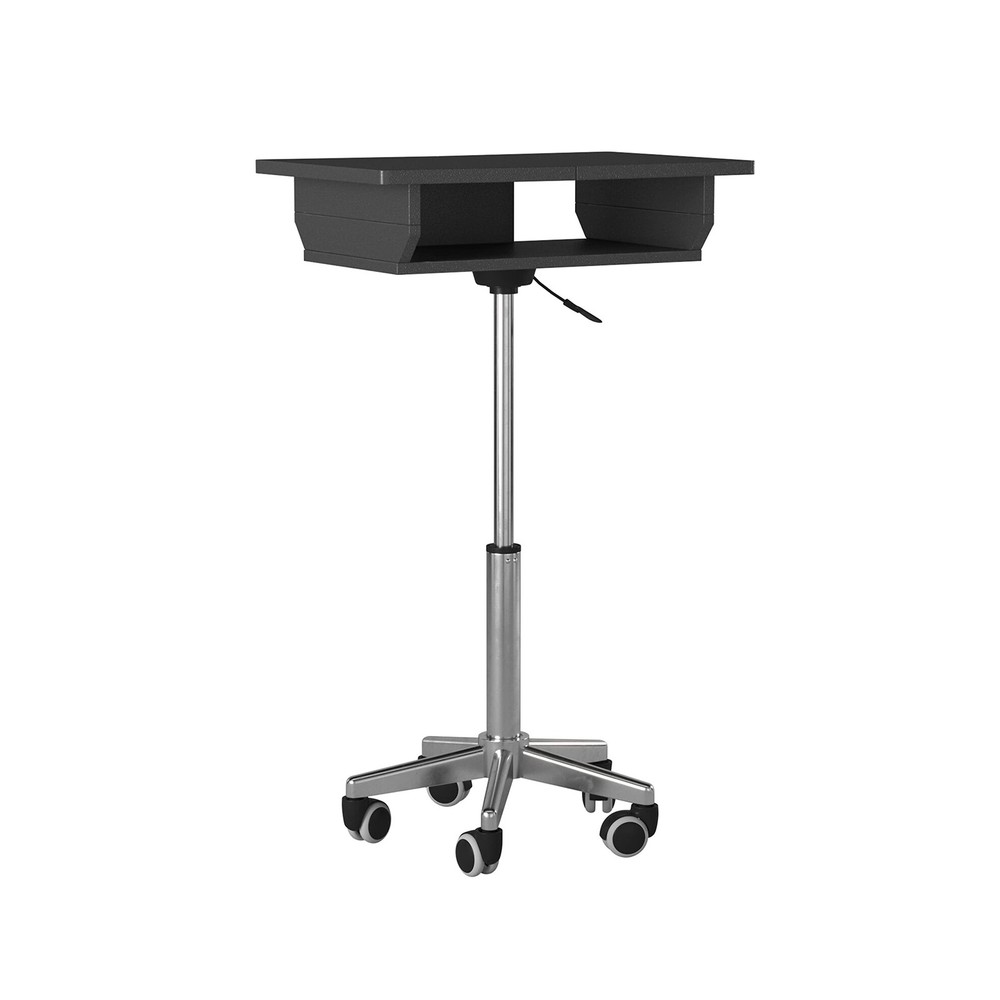 Techni Mobili Rolling Laptop Stand Extendable Panels Adjustable Height