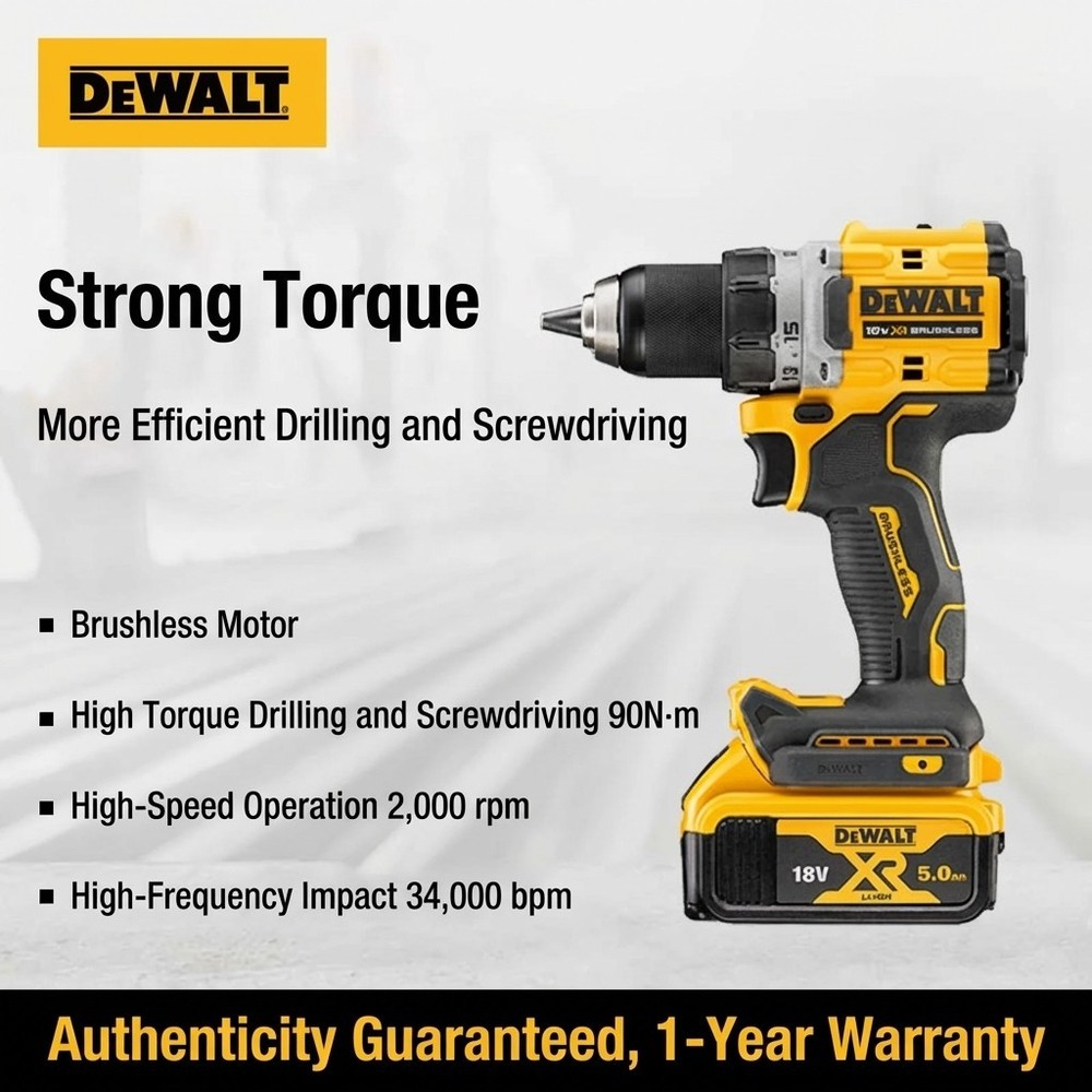 DEWALT DCD805 (Copy Model) MAX 20V Brushless Cordless Drill Driver (No Battery)