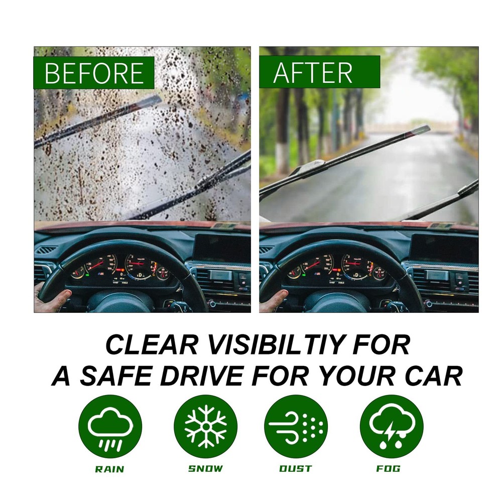 Windshield Wiper Blades for VW Jetta & Passat - 2-Pack Replacement Set